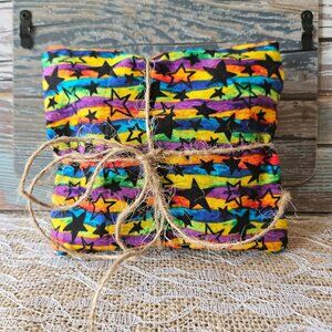 Handsewn Rainbows & Stars Herbal Pillow - Choice of Blend